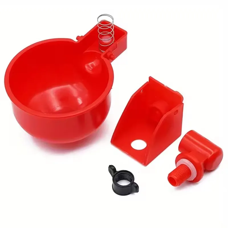 Kit 10 Bebedouro Automático para Galinha 65ml com Rosca 1/8 - Imagem 4