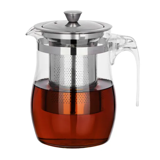 Chaleira com Infusor de Vidro 500ml Livon