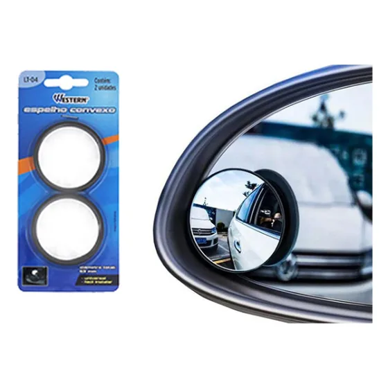 Kit 2 Espelhos Convexo Para Retrovisor