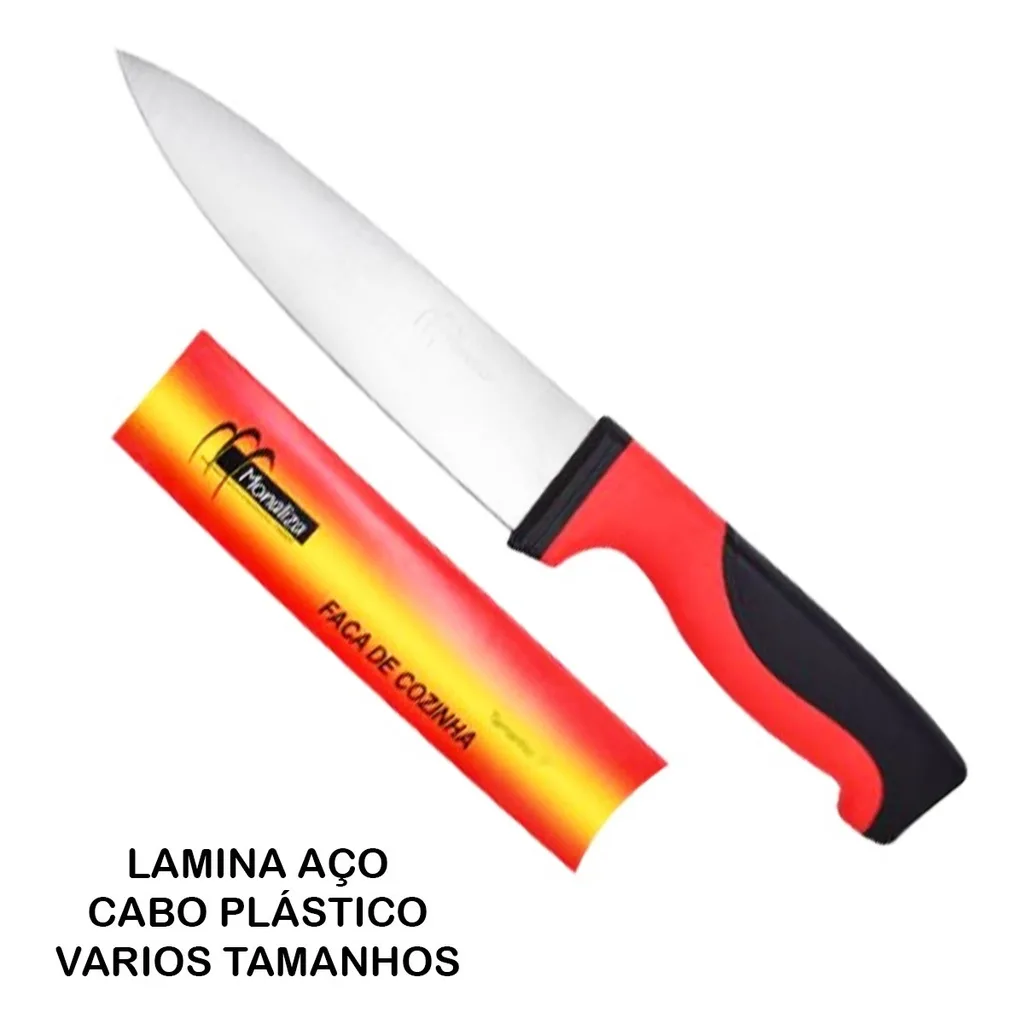 Faca de Cozinha Inox 8 Polegadas Monaliza MZ-78017 - Imagem 4