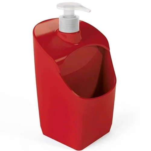 Porta Detergente e Esponja Vermelho Solido Uz