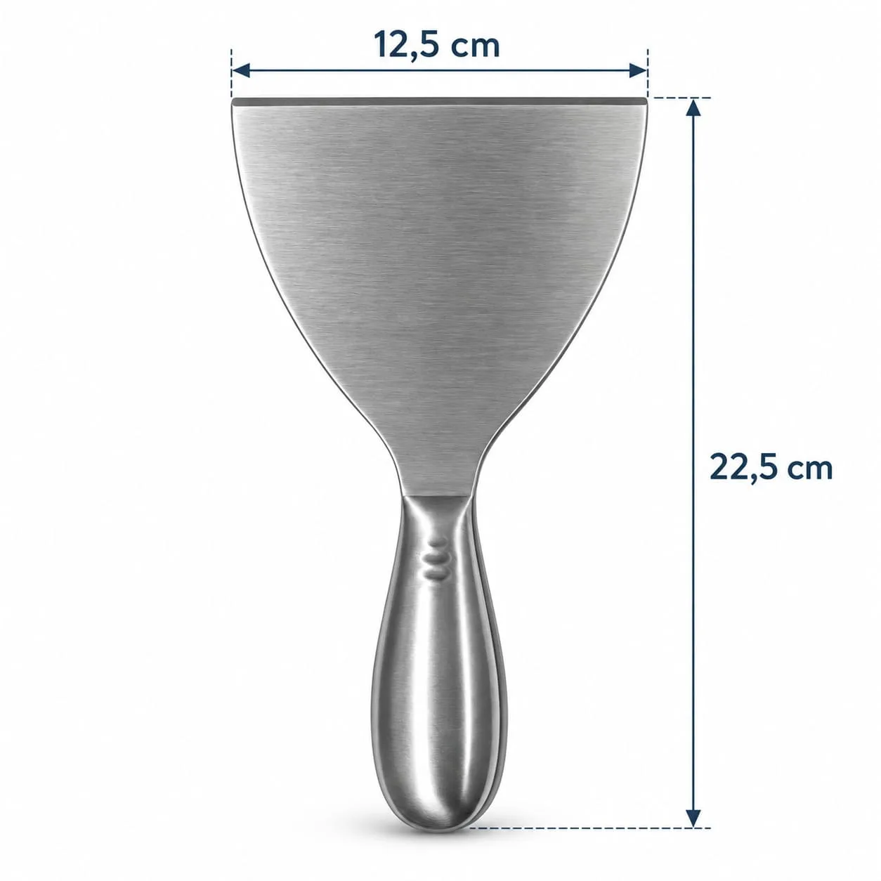 Espátula Multiuso Aço Inoxidável 22,5cm Cozinha/Obra - Imagem 3