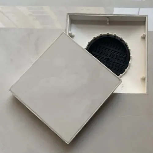 Ralo Invisivel 15 X 15 Quadrado Branco Deplasti - Imagem 2