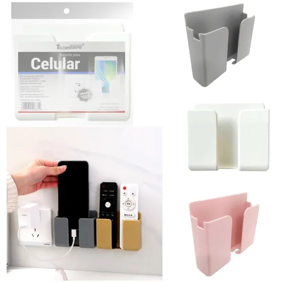 Suporte Porta Celular Adesivo de Parede