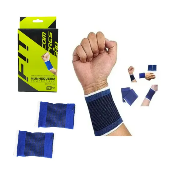 Protetor P/ Punho Munhequeira Elástica Esportiva Musculação