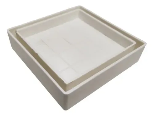 Ralo Invisivel 10 X 10 Quadrado Branco Deplasti - Imagem 2