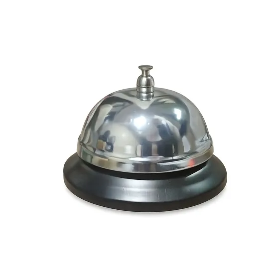 Sino de Mesa para Atendimento Balcão Recepção Hotel