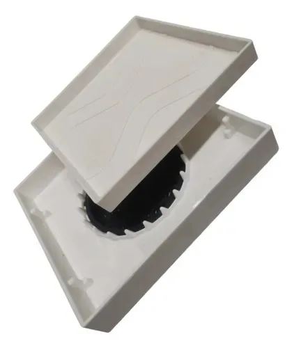 Ralo Invisivel 15 X 15 Quadrado Branco Deplasti