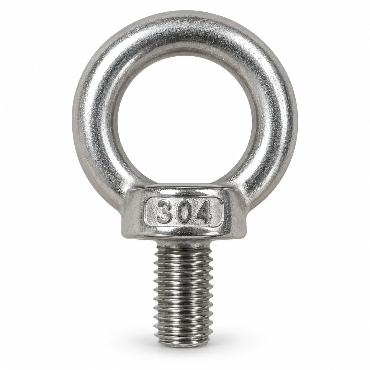 Kit 4 Parafusos Olhal M12 Aço Inox 304 Rosca Macho - Imagem 7