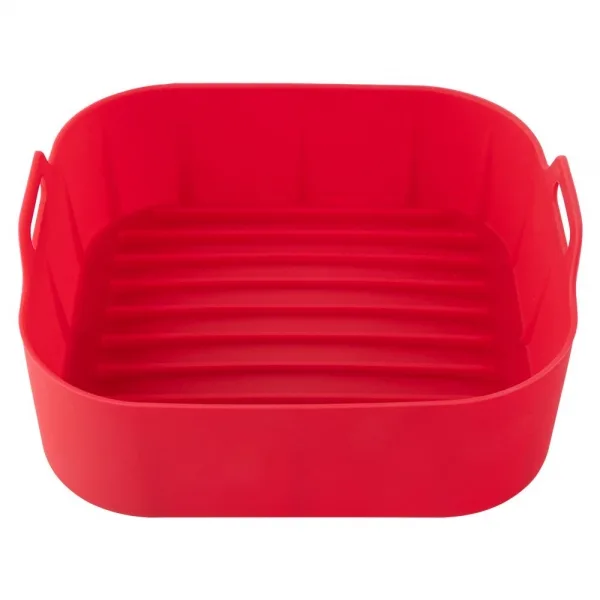 Forma de Silicone Quadrada com Alça para Air fryer 16cm - Imagem 4