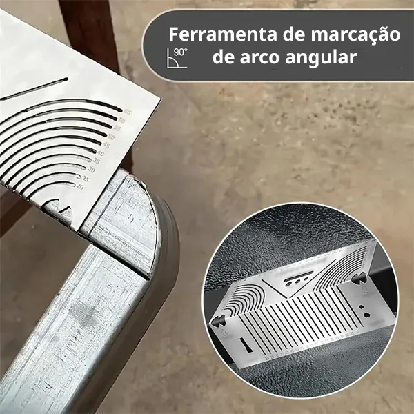 Ferramenta de Marcação de Ângulo e Arco Multiuso - Imagem 7