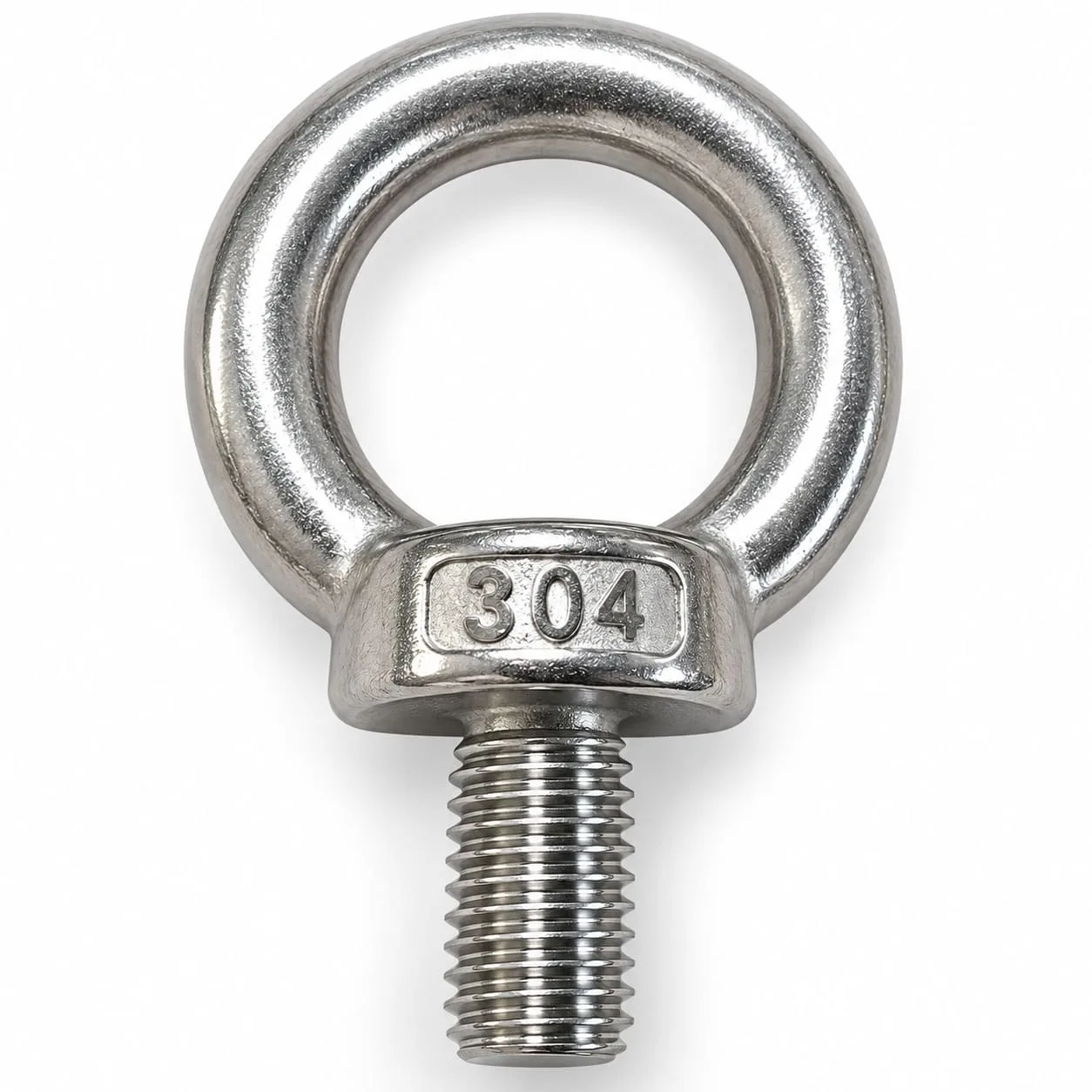 Kit 4 Parafusos Olhal M12 Aço Inox 304 Rosca Macho - Imagem 3
