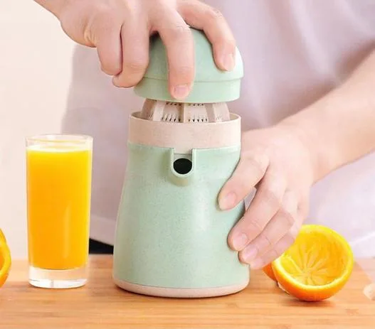 Espremedor de Frutas Laranja Limão Manual de Plástico 300ml