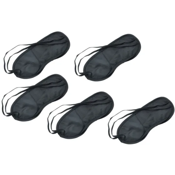 Kit Máscara Para Dormir Tapa Olho 5 Unidades