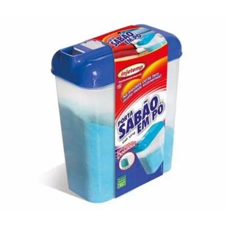 Porta Sabão em Pó Com Exclusivo Dosador 1,6 Kg - Injetemp