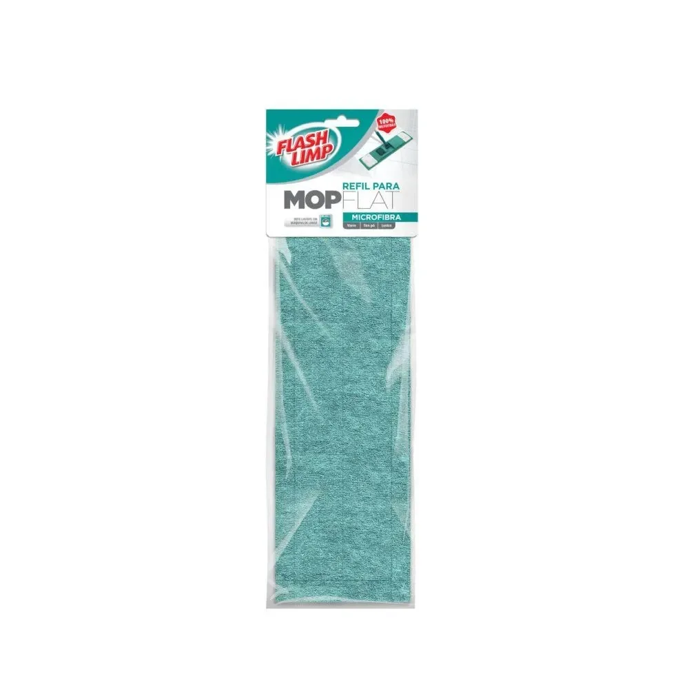 Refil MOP Flat Microfibra Original Flash Limp RMOP7657