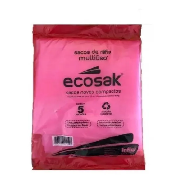 kit 5 Sacos Rafia Entulho Multiuso 50x70cm 40KG - Imagem 3