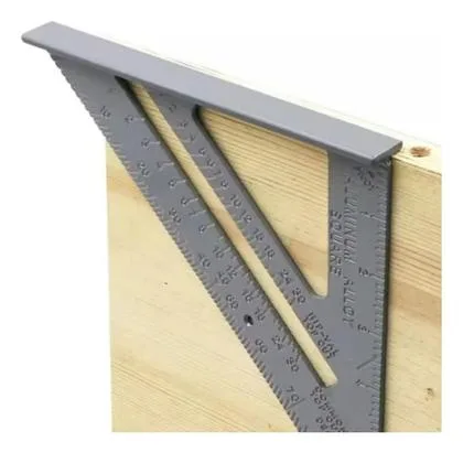 Esquadro Triangular em Alumínio 7 Polegadas - Imagem 3